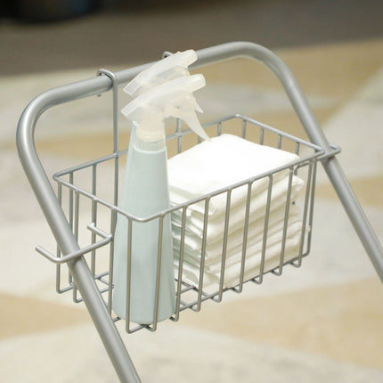 Putzwagen mit Presse, 25 l Fassungsvermögen, 4 Räder, Gelb