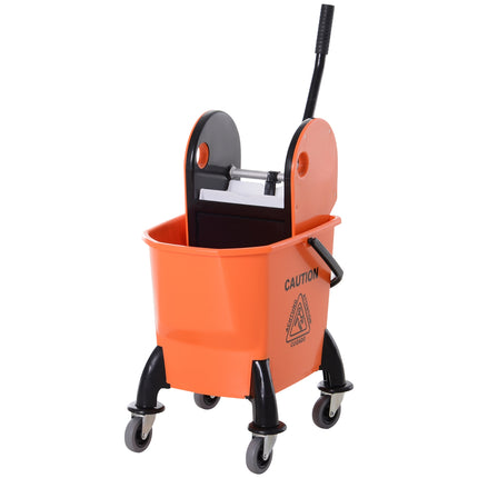 Reinigungswagen mit Mopp-Presse und 26L fahrbarem Eimer