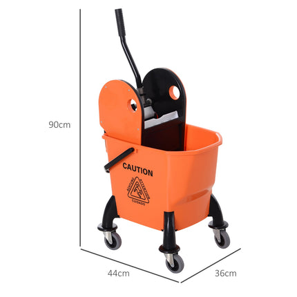 Reinigungswagen mit Mopp-Presse und 26L fahrbarem Eimer