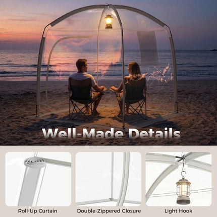 Clear Bubble Tent Pod, 2-4 Person, 215 x 215 cm