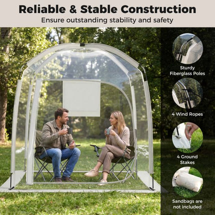 Clear Bubble Tent Pod, 2-4 Person, 215 x 215 cm