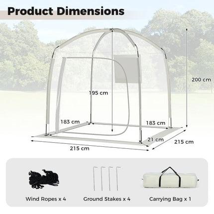 Clear Bubble Tent Pod, 2-4 Person, 215 x 215 cm