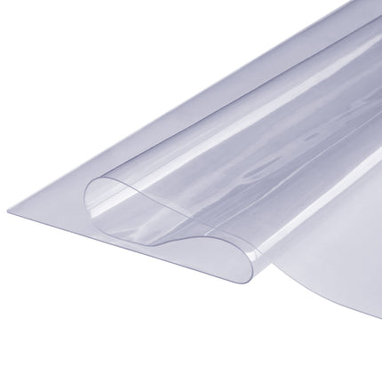 Clear PVC Table Protector, 18 x 36 in, 1.5 mm Thick