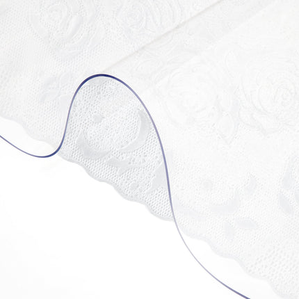 Clear PVC Table Protector 40 x 80 in, 1.5 mm Thick