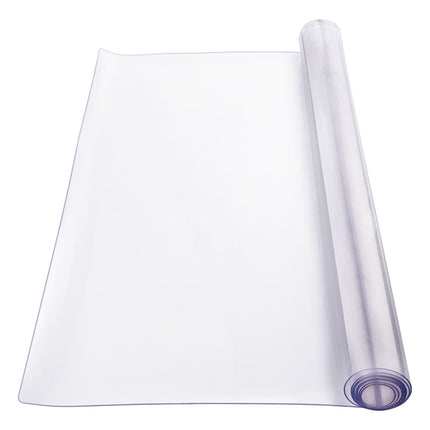 Clear PVC Table Protector, 40x80 in, 2mm Thick