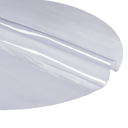 Clear PVC Table Protector, 48 Inch Round, 1.5 mm