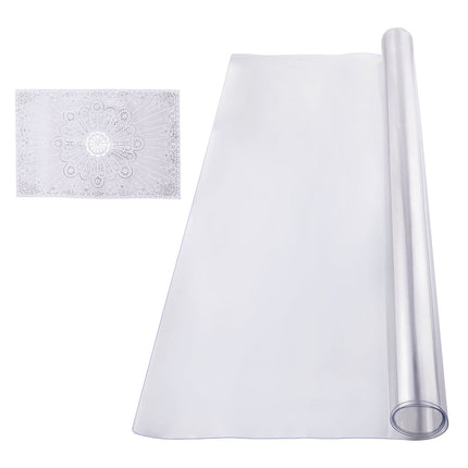 Clear PVC Table Protector 54x54 Inch, 2mm Thick