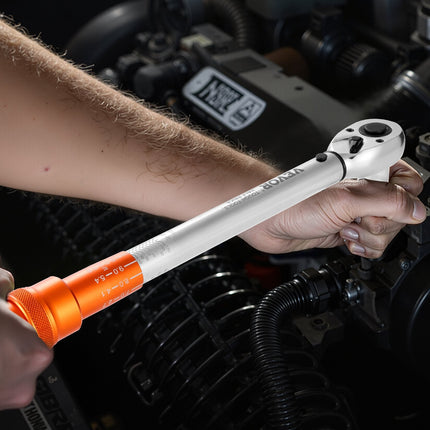 Click Torque Wrench Set, 3-Piece 1/4-1/2 Drive, ±3%