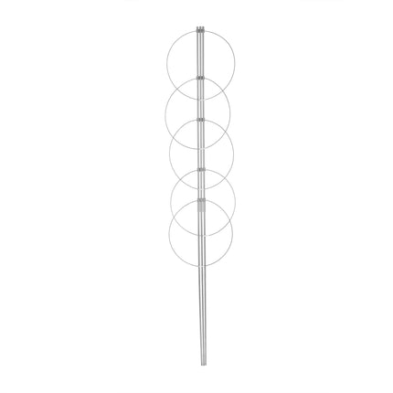 Kletterhilfe 150 cm 2er Set Grau