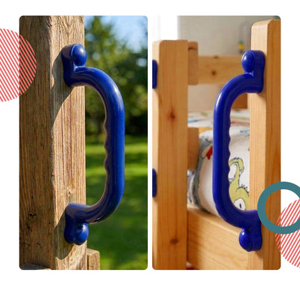 Climbing Frame Handhold Set – Plastic, Weatherproof, Screws