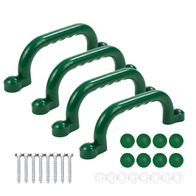 Klettergerüst-Griffe-Set – Kunststoff, Sicherheitskappen