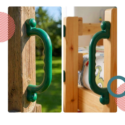 Climbing Frame Handholds Set – Plastic, Safety Caps