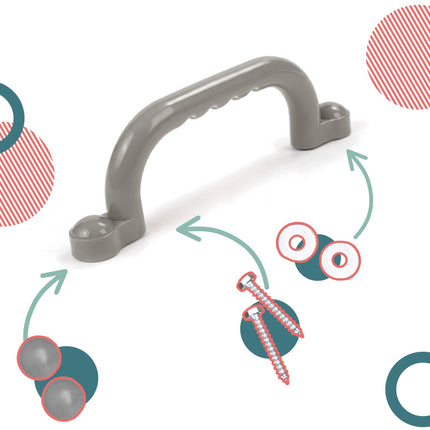 Climbing Frame Handholds Set, Weatherproof with Screws