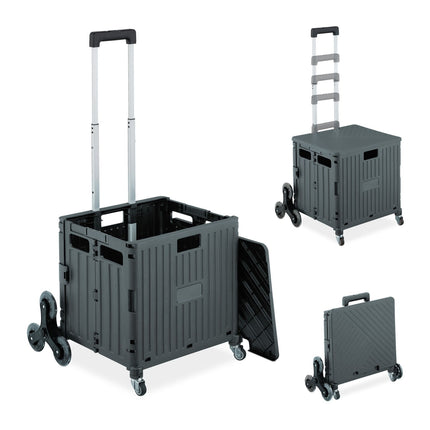 Climbing Shopping Cart, 8 Wheels, Telescopic Handle