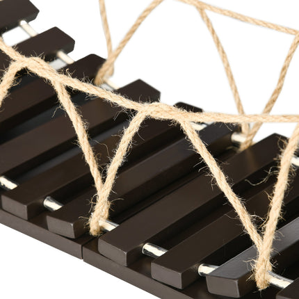 Katzenkletterwand mit Brücke, bis 5 kg, Wandmontage