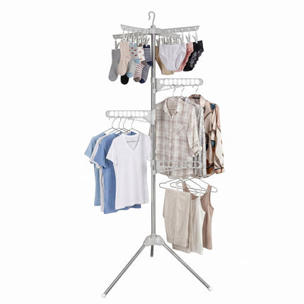 Clothes Drying Rack, Foldable, 27 Garment Capacity
