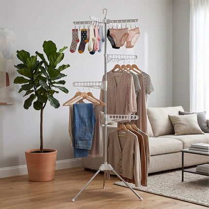 Clothes Drying Rack, Foldable, 27 Garment Capacity