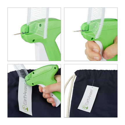Etikettierpistole für Kleidung in Grün