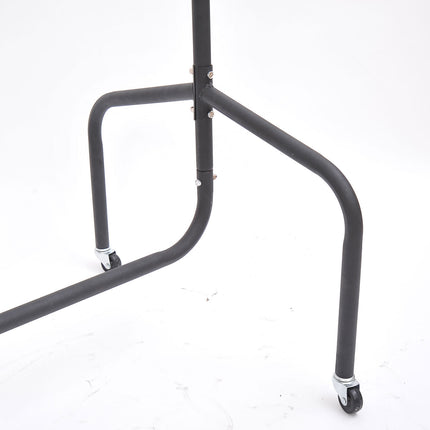 Portant à vêtements mobile à roulettes, portemanteau, 120 x 60 x 170 cm, stable et peu encombrant