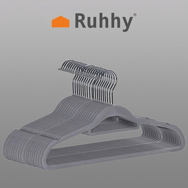 Clothes hanger 20 pieces - gray Ruhhy 22535