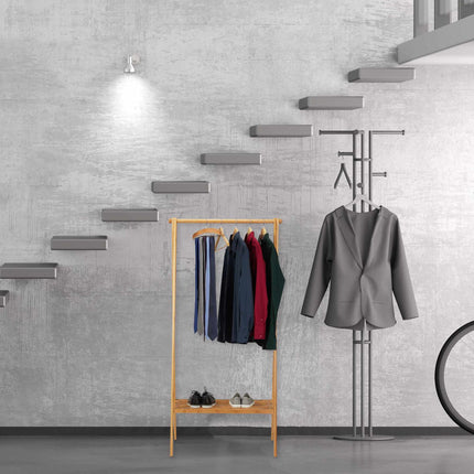 Clothes hanger foldable bamboo