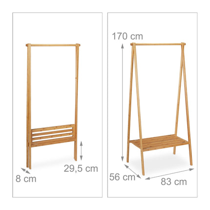 Clothes hanger foldable bamboo