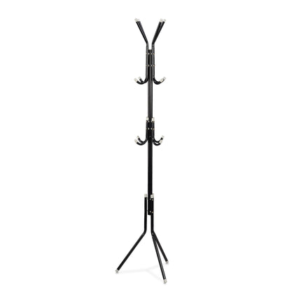 Clothes hanger in black metal