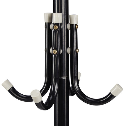 Clothes hanger in black metal