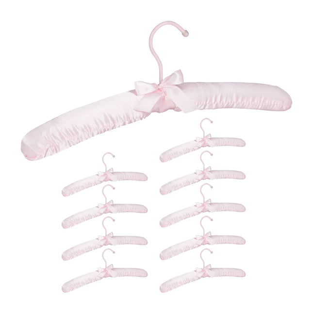 Clothes hanger in satin