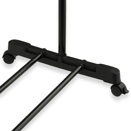 Clothes hanger on wheels
