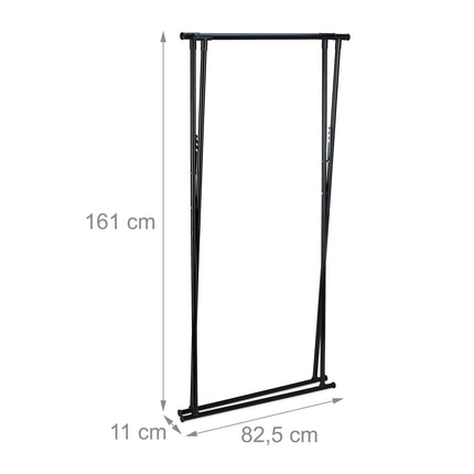 Clothes hanger retractable metal