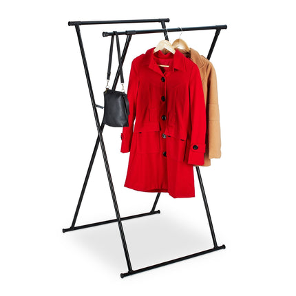 Clothes hanger retractable metal