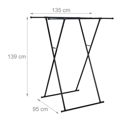 Clothes hanger retractable metal