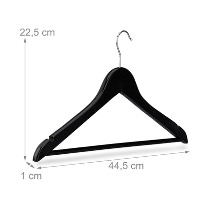 Clothes hangers Wood Set of 30
