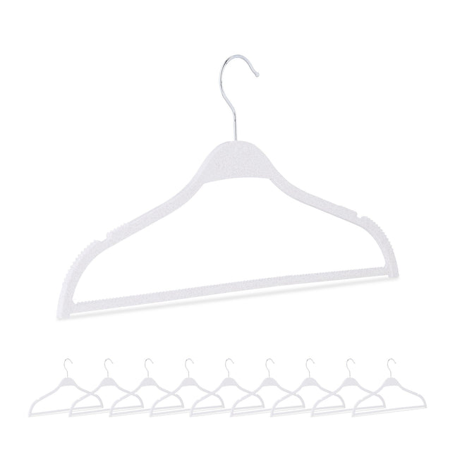 Clothes hangers made of wheat straw - 10 pcs