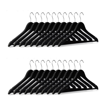 Cintres avec barre pour pantalons, lot de 20