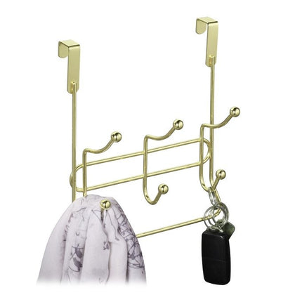Clothes hanger with 3 double hooks