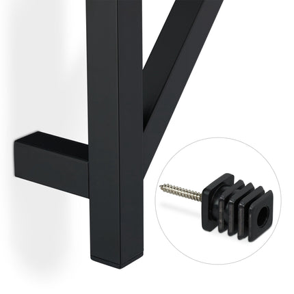 Clothes hanger with 8 hooks