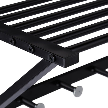 Clothes hanger with shelf