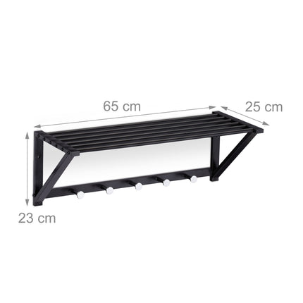 Clothes hanger with shelf
