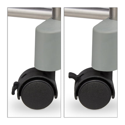 Clothes hanger with two clothes rods