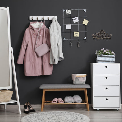 Clothes rail in cast iron