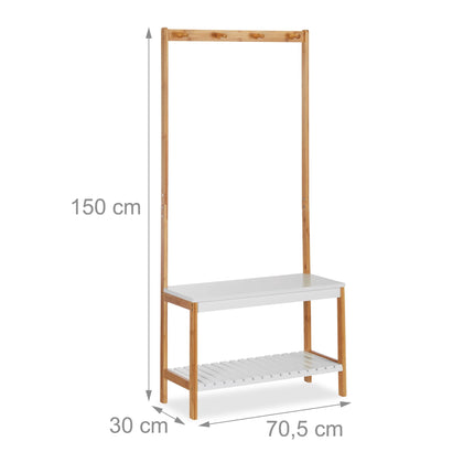 Portemanteau avec étagère