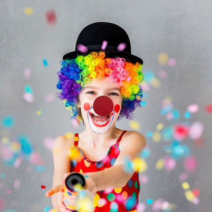 Clown Nose Set, Foam, 24 Pieces, Multi-Color