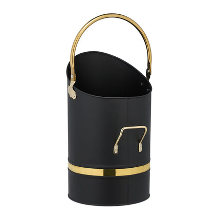 Coal Scuttle 12L – Iron Bucket for Fireplace & BBQ
