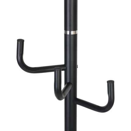 Coat Rack with 8 Hooks, Iron Frame, Marble Base