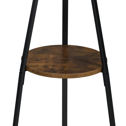 Garderobenständer mit Ablage, 6 Haken, Baumdesign