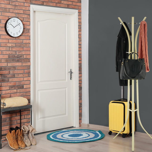 Coat rack in metal
