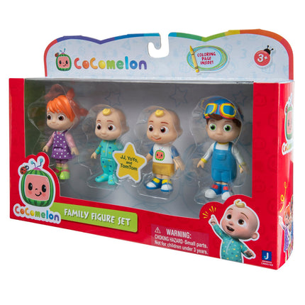 Cocomelon Figuren-Set Familie, 4er-Pack