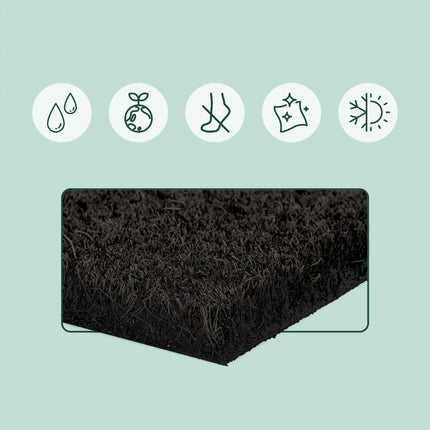 Coconut Doormat, Animal Design, 80x50 cm, Indoor/Outdoor
